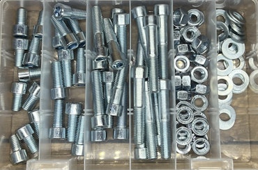 Sortiment Insexskruv 8.8 FZB M12 100 Delar