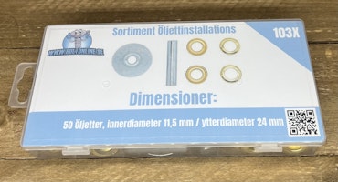 Sortimentsats Öljettset 103 delar