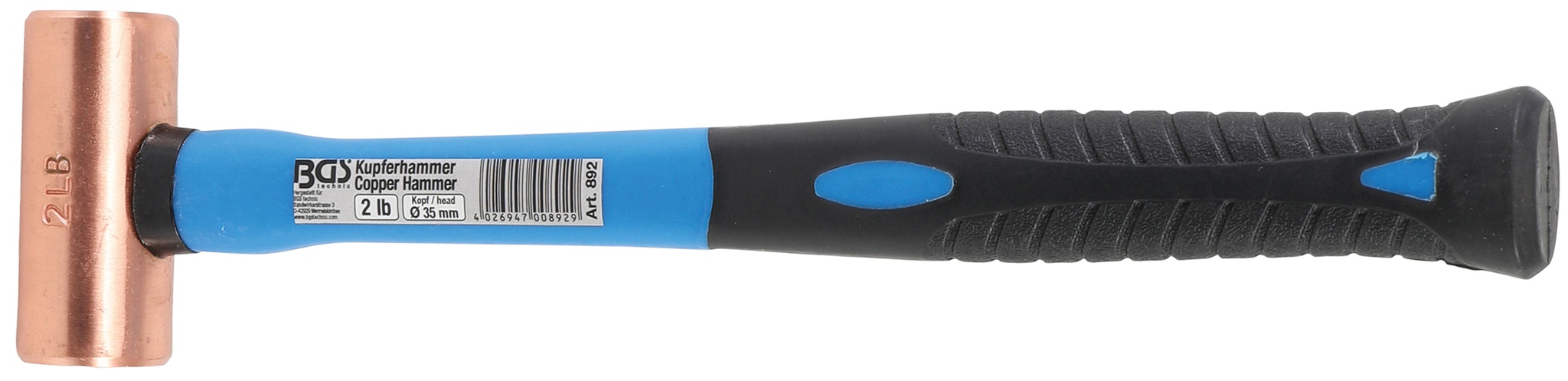 Kopparhammare 907 g