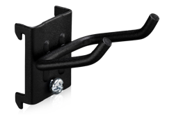 Vinkelkrok 50x40x5 mm 5-Pack Svart