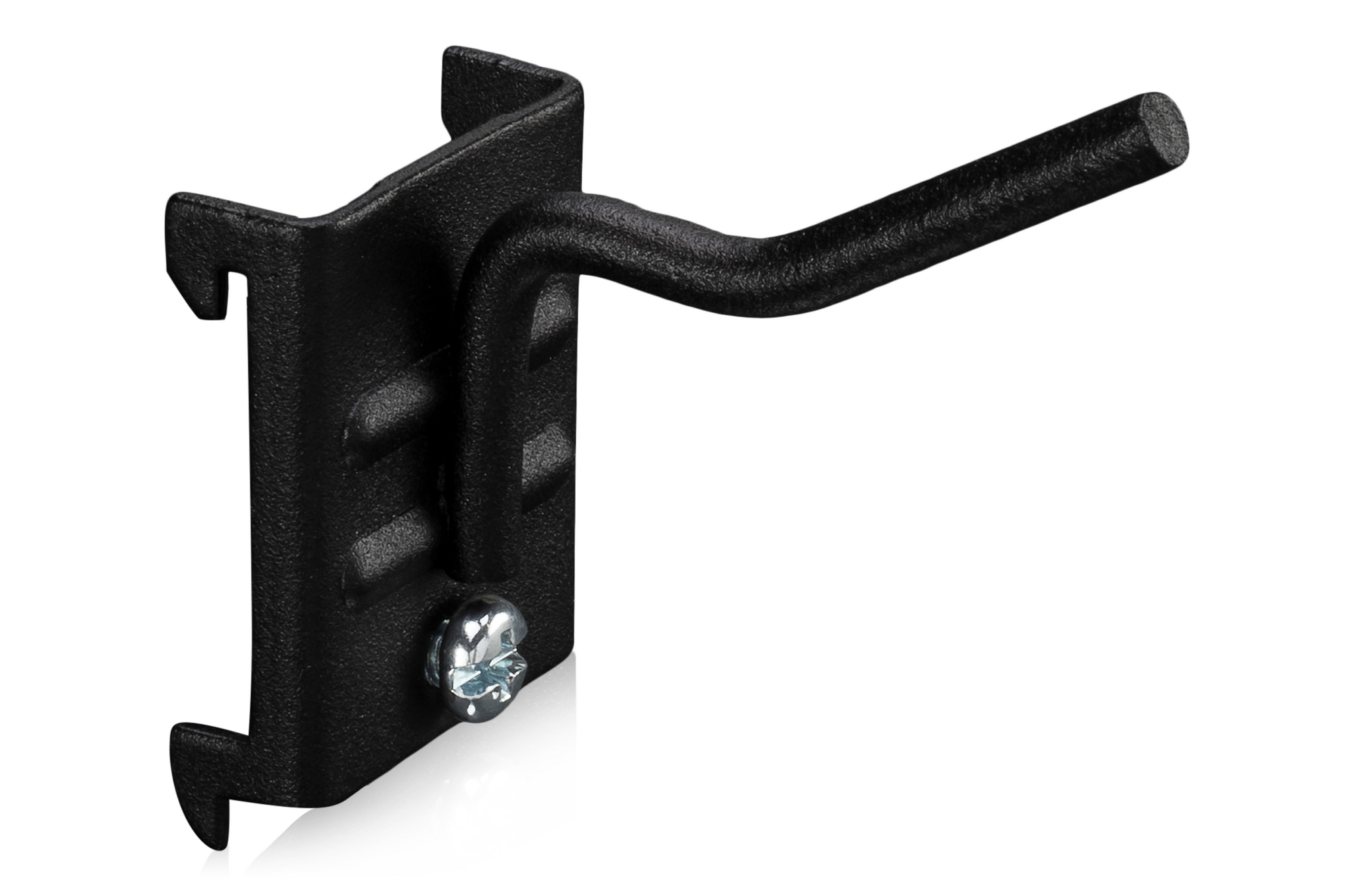 Enkelkrok Vinklad 50x5 mm 5-Pack Svart