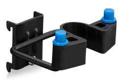 Dubbelkrok Gummiklämma 25x40 mm 5-Pack Svart