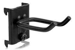 Dubbelkrok 55x25x5 mm 5-Pack Svart