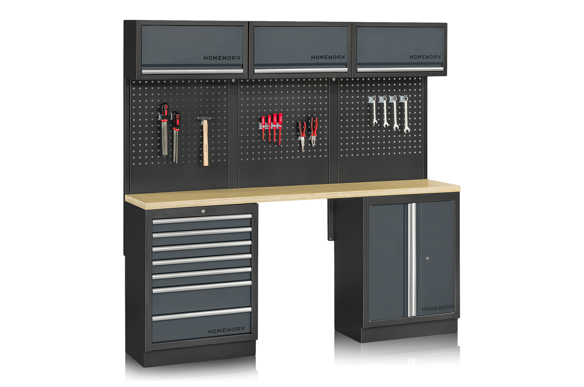 Garageinredning Homeworx Easy Grey