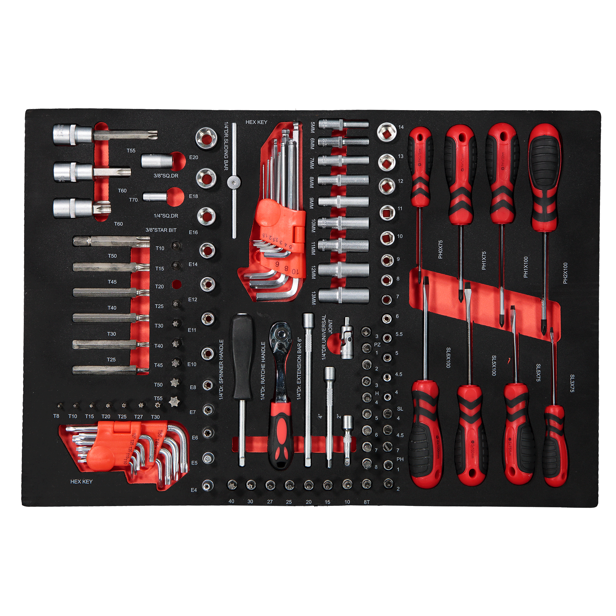 Verktygsvagn X3 Homeworx 274 delar