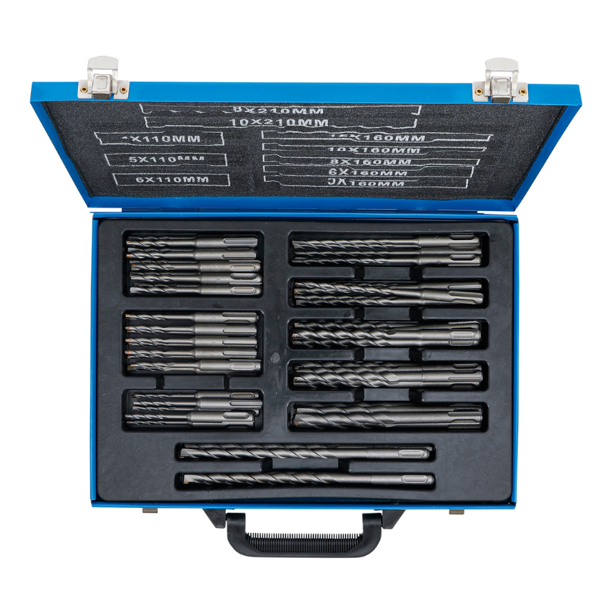 Slagborrsats 4 - 12 mm 56 delar