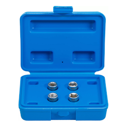 Bromsok specialinsatser Yttre sexkant 12 mm 4 delar