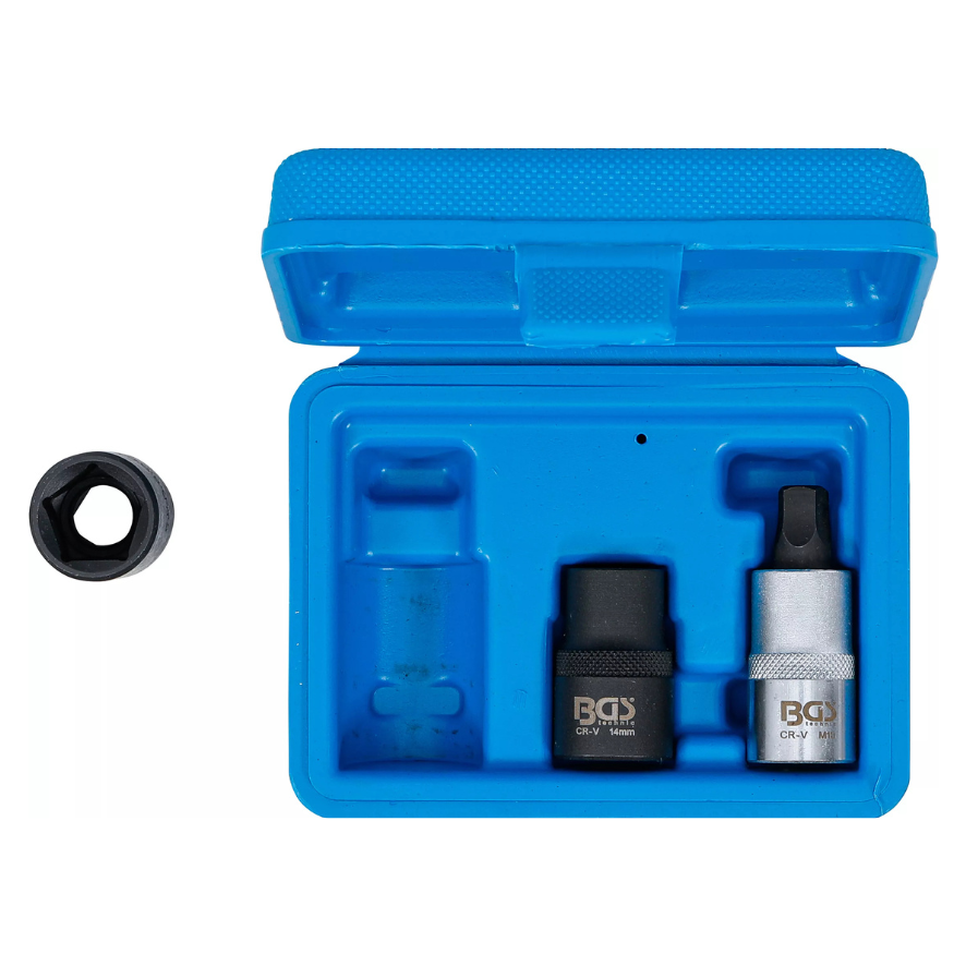Bromsok specialinsatser 12,5 mm (1/2") 3 delar