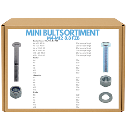 Mini Bultsortiment M4-M12 8.8 FZB