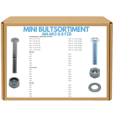 Mini Bultsortiment M4-M12 8.8 FZB