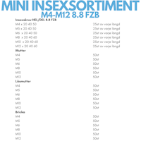 Mini Insexsortiment M4-M12 FZB