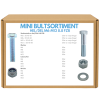 Mini Bultsortiment M6-M12 8.8 FZB