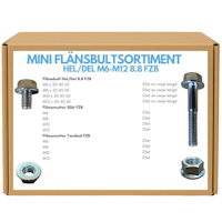 Mini Flänssortiment M6-M12 8.8 FZB