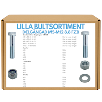 Lilla bultsortimentet delgängat M5-M12 FZB