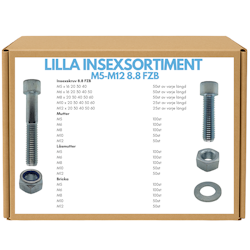 Lilla insexsortimentet M5-M12 8.8 FZB