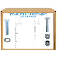 Kompletta bultsortimentet M4-M16 FZB