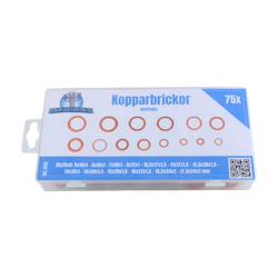 Kopparbrickor, METRISKA 75 delar