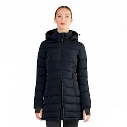 Ego7 Era Ladies Padded Long Parka Navy