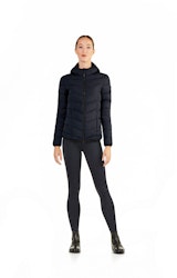 EGO7 Short Padded Jacket Febe with Hood Marinblå