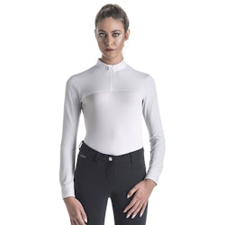 Ego7 Tävlingstopp Mesh Top L/S Vit