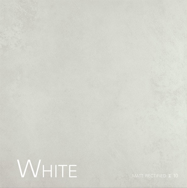 BETONTECH WHITE MATT 60x60