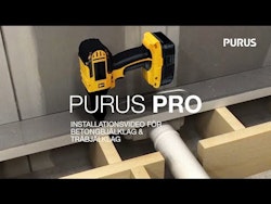 Golvbrunn Purus PRO Line Premium 1200 med Ram, 75 mm Sidoutlopp