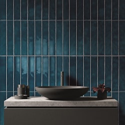 Kakel Vernici Posh Blue Gloss 5X25
