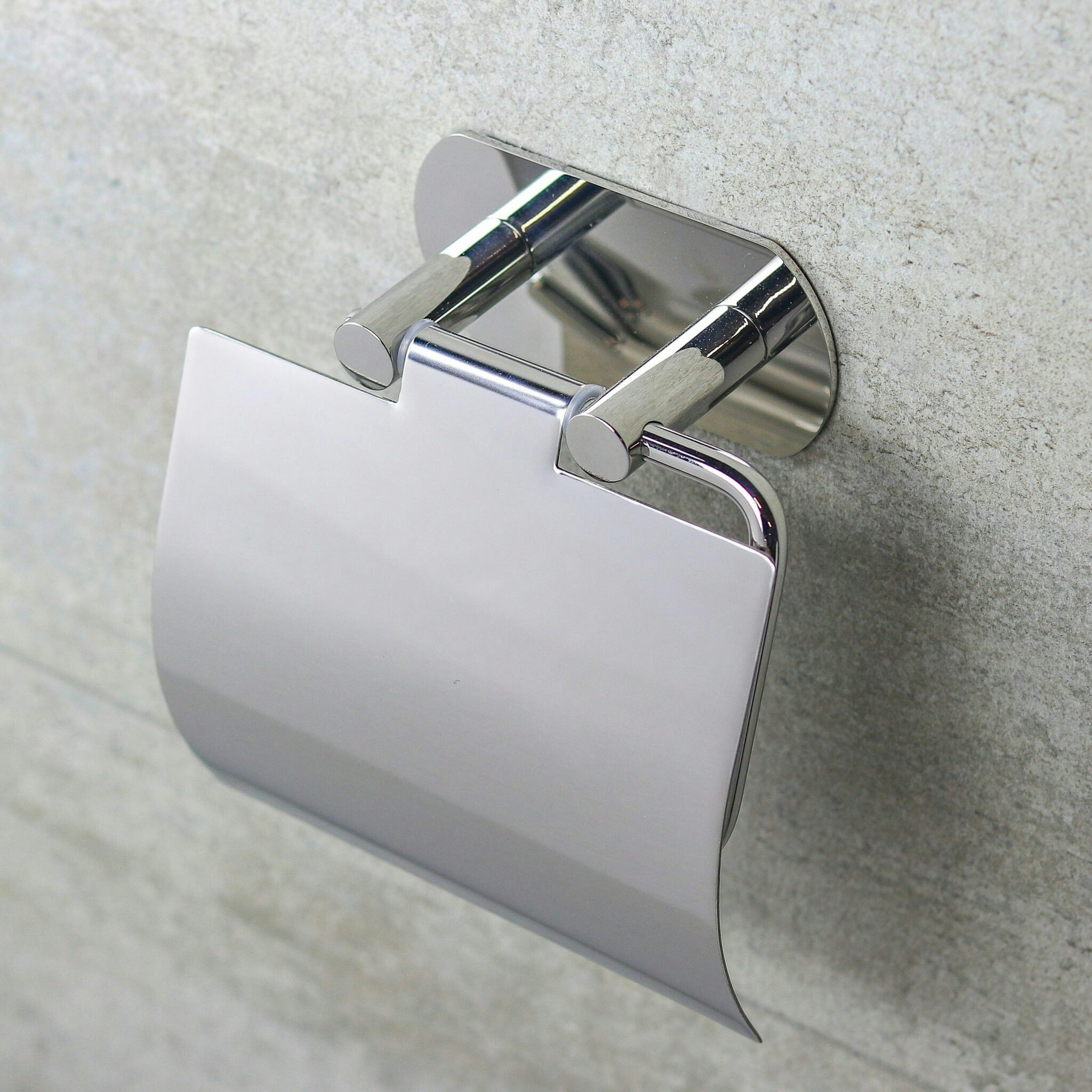 Toalettpappershållare DesignBath Profile Line Med Lock