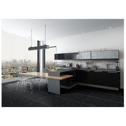 Klinker Arte Terrazzo Black Matt 60x60