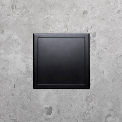 Inspektionslucka Push Black