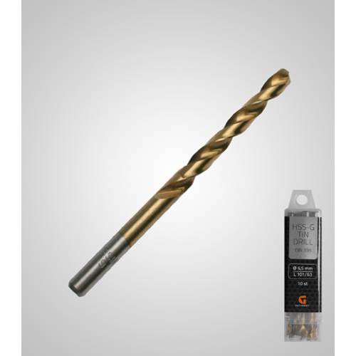 Metallborr HSS-G TiN Drill (Fler varianter)