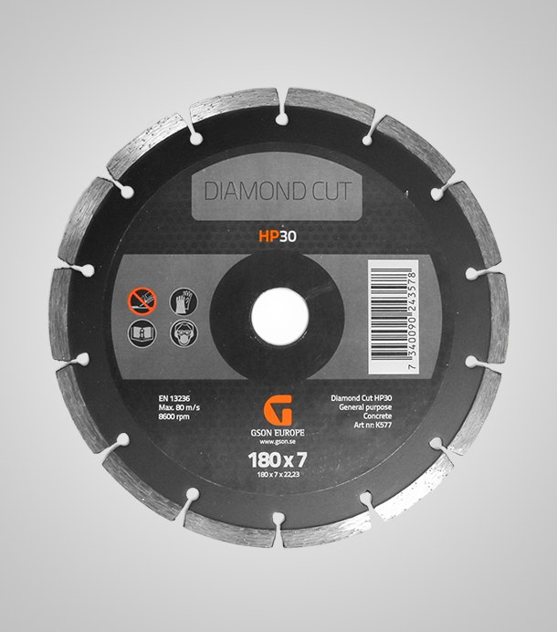 DIAMANTKLINGA 180MM DIAMOND CUTTING DISC 180×7