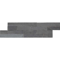 Fasadsten Mini Natur-Stone Black 10x35 cm