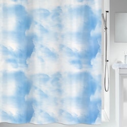 Duschdraperi Spirella Cirrus blue 180x200 cm