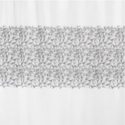 Duschdraperi Spirella Iroko Grey 180x200 cm