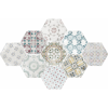 Kakel Small Amalfi Hexagon 12,4x10,7