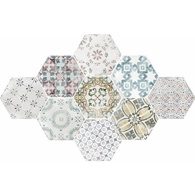 Small Amalfi Hexagon 12,4x10,7