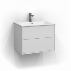 Tvättställsskåp Svedbergs Epos 60x45 med Två Lådor