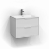 Tvättställsskåp Svedbergs Epos 60x45 med Två Lådor