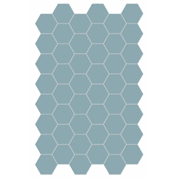 Hexa Floor Azure Mist 14x16
