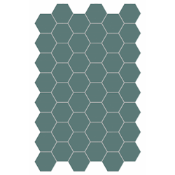 Hexa Floor Laurel Green 14x16