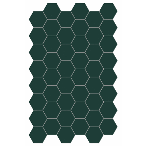 Hexa Floor Green Echo 14x16