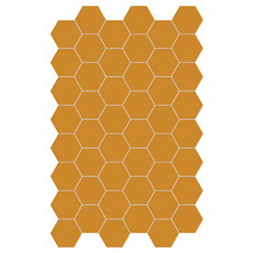 Hexa Floor Yellow Corn 14x16