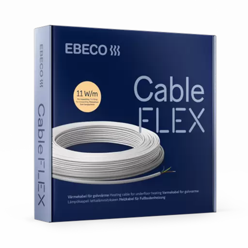 Golvvärmekabel EBECO Cableflex 11W/m