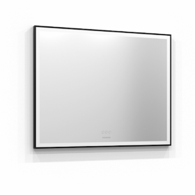 Spegel Svedbergs Ista Svart Ram med LED Touch Belysning