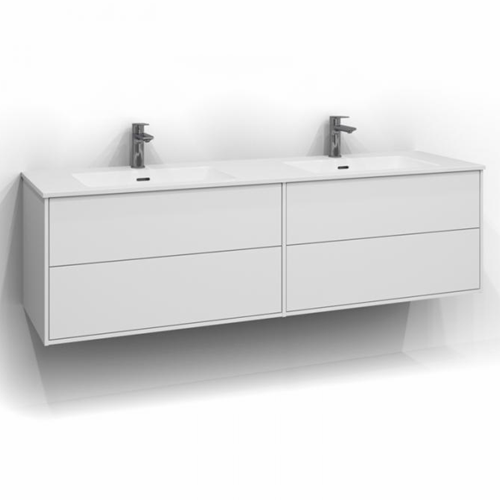Tvättställsskåp Svedbergs Epos 160x45 2+2 Lådor