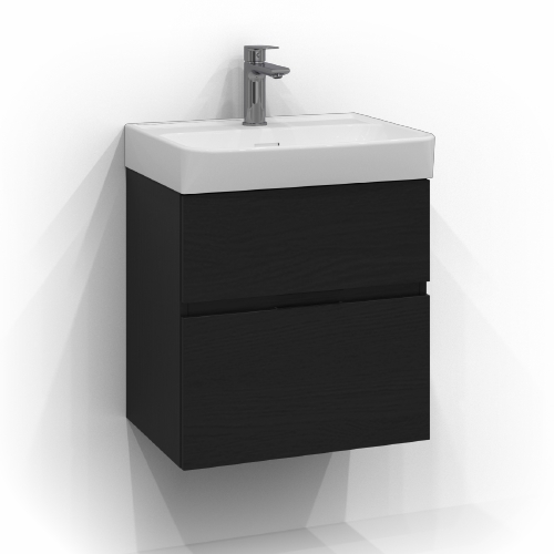 Tvättställsskåp Svedbergs Forma 50x35 med Två Lådor