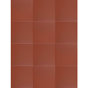 Hexa Square Rusty Red 15x15