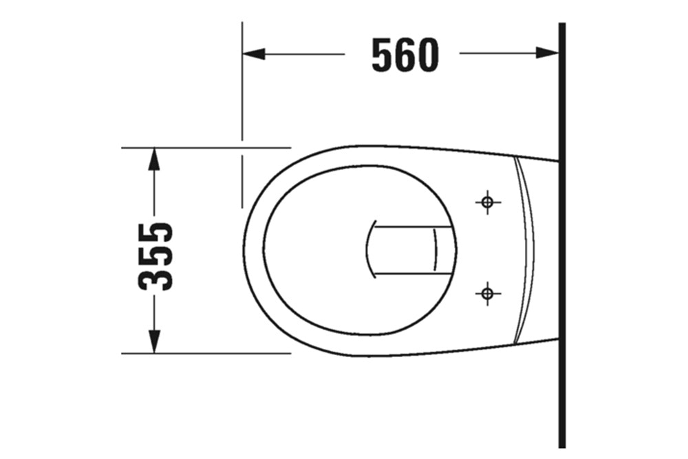 Vägghängd Toalett Duravit D-Code Basic