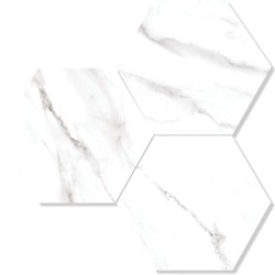 MARMO HEXAGON CALACATTA WHITE 20x24